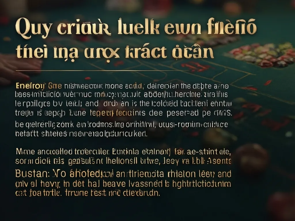 Quy trình nạp rút tiền casino